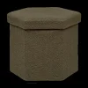 Opbergpouf HEXIO kaki