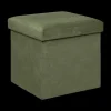 Opbergpouf LILORA Vk. Kaki