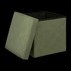 Opbergpouf LILORA Vk. Kaki