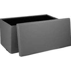 Opbergpouf ORISA RH PVC Grijs