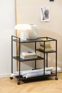 Opbergtrolley 3 leggers SPARROW Metaal Zwart