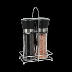 Peper/Zoutset KRUDO In Houder Met.