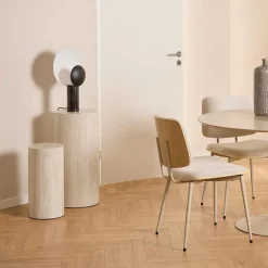 Piedestals LIVA S/2 Rond Travertijnlook