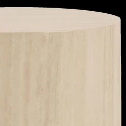 Piedestals LIVA S/2 Rond Travertijnlook