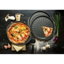 Pizzasnijder GASTRO Inox/Zwart