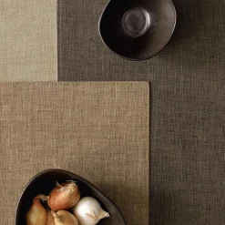 Placemat LINEN OPTIC - Pigeon