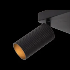 Plafondspot CLUBS 4Del. Zwart