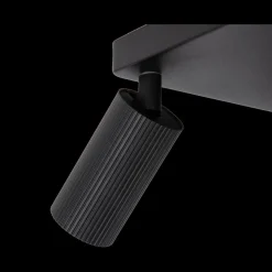 Plafondspot CLUBS 4Del. Zwart