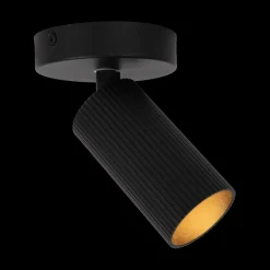 Plafondspot CLUBS 1Del. Zwart