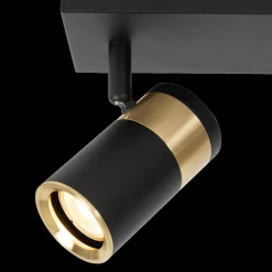 Plafondspot GORIK 2Del. Zwart/Goud