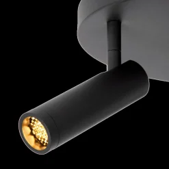 Plafondspot GRADO 3Del. Zwart