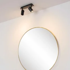 Plafondspot LENNERT 2Del. Zwart