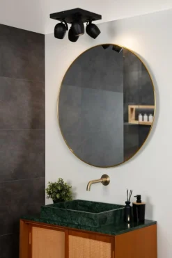 Plafondspot PRESTON Zwart