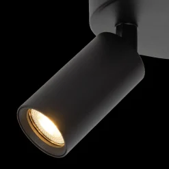 Plafondspot RITMO 3Del. Zwart