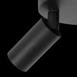 Plafondspot RITMO 3Del. Zwart