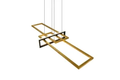 Plafonier SALINAS Met. Mat Messing