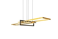 Plafonier SALINAS Met. Mat Messing