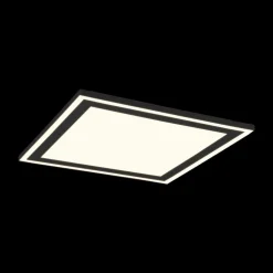 Plafonnier CARUS Vierkant Mat Zwart L