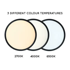 Plafonnier CASTOR Ø32 Zwart