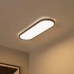 Plafonnier ELLY L Ovaal Zwart