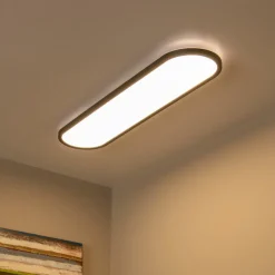 Plafonnier ELLY XL Ovaal Zwart