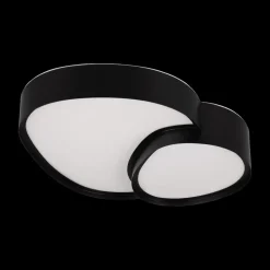 Plafonnier RISE L Met. Mat Zwart/Zwart