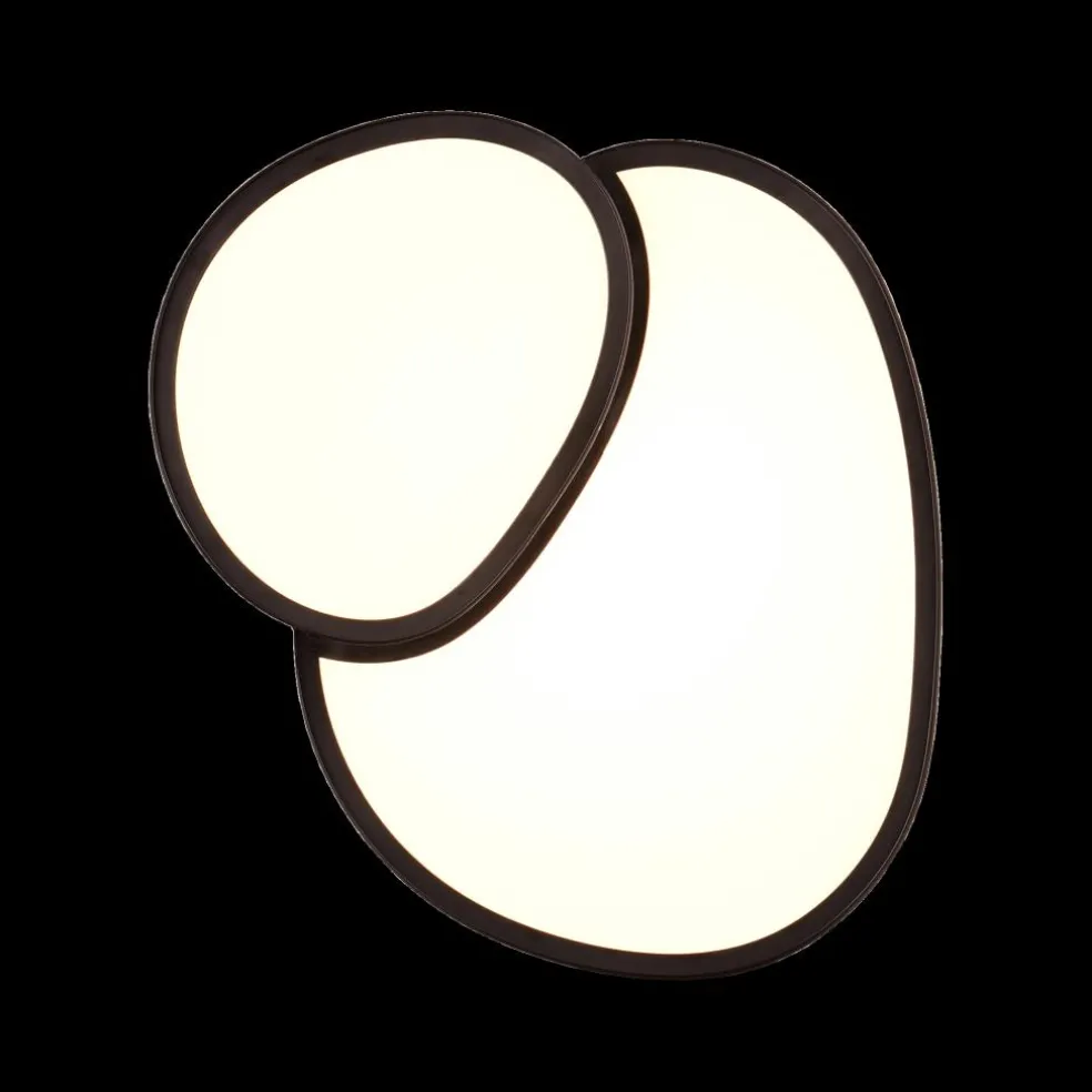 Plafonnier RISE L Met. Mat Zwart/Zwart