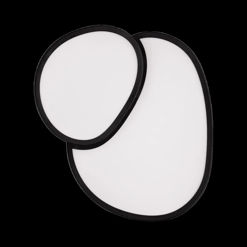 Plafonnier RISE L Met. Mat Zwart/Zwart