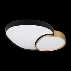 Plafonnier RISE XL Met. Mat Zwart/Goud