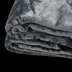 Plaid MICROF. G.Luxe 150 Antraciet