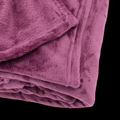Plaid MICROF. G.Luxe 220 Aubergine