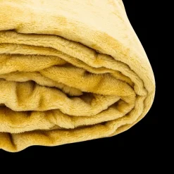 Plaid MICROF. G.Luxe 150 Jaune