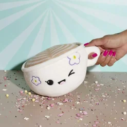 Pluche KAWAII Koffietas Wit/Beige