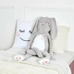 Pluche RABBIT XXL Konijn Grijs