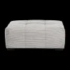 Poef LORETO Rib Lichtgrijs 119x100