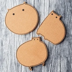 Potonderzetter CAT Kat Zittend Kurk