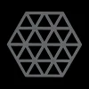 Potonderzetter TRIANGLES Sil. Cool Grey