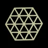 Potonderzetter TRIANGLES Sil. Matcha Green