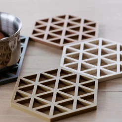 Potonderzetter TRIANGLES XL Sil. Matcha Green