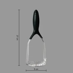 Pureestamper PUREE Plooi Inox Zwart