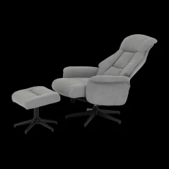 Relax MENNO met poef B77 Grijs