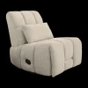 Relaxfauteuil RONALDO Ribfluweel Greige