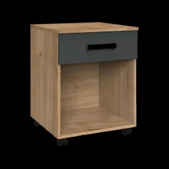 Rolcontainer HUVAR J04-Plankeneiche/Graphite