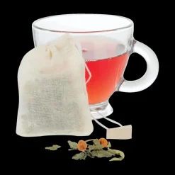 S/5 Herbruikbare Theezakjes EQOLO Katoen