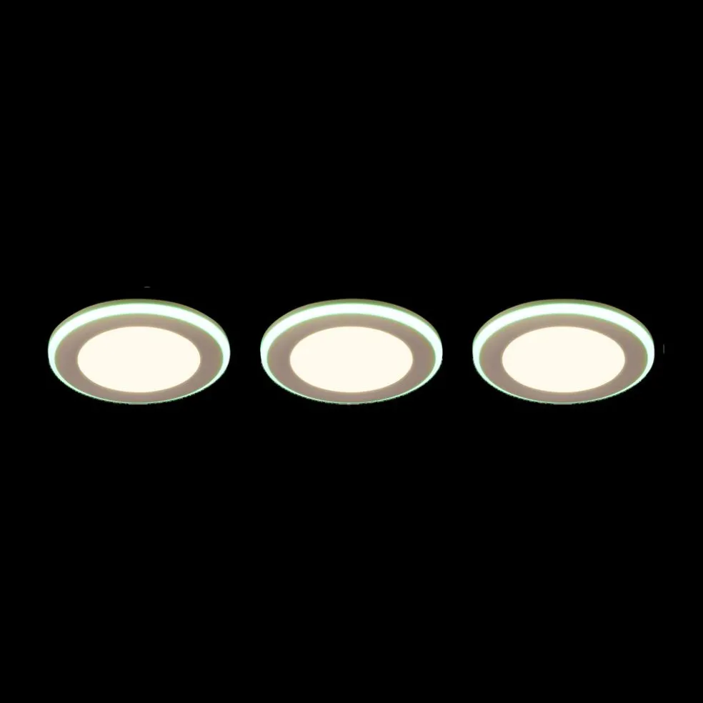 S/3 Inbouwspot ARGUS Wit/Wit