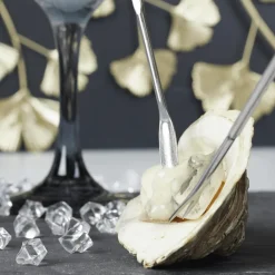 S/4 Kreeftenvorkje CRUSTACE Rvs Zilver