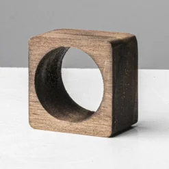 S/4 Servetring INIO Hout Bruin