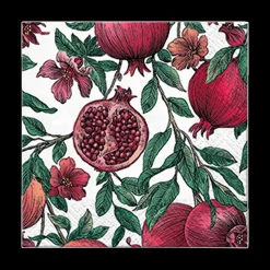 S/20 Serviet GRANADES Granaatappel Rood