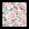 S/20 Serviet ROSES Rozen Roze