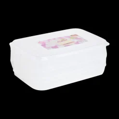 S/3 Vleeswarenschaaltje + Deksel